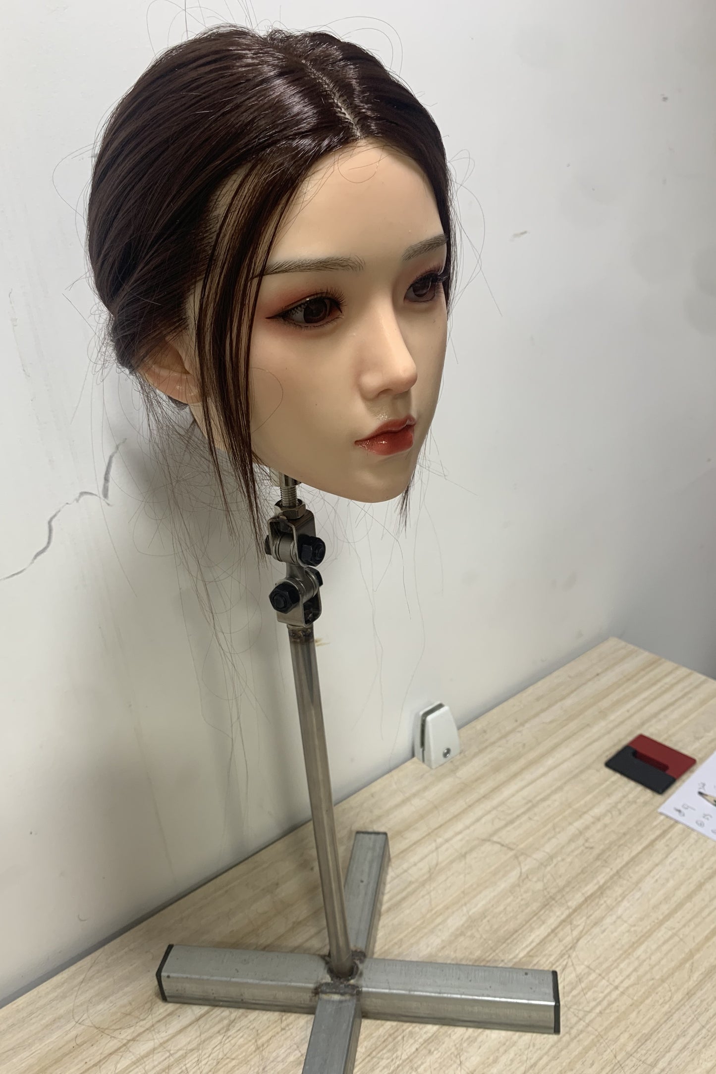 シリコンラブドールヘッド単体 M16ボルト付き 140~170㎝身長のラブドールに適用 15-2番