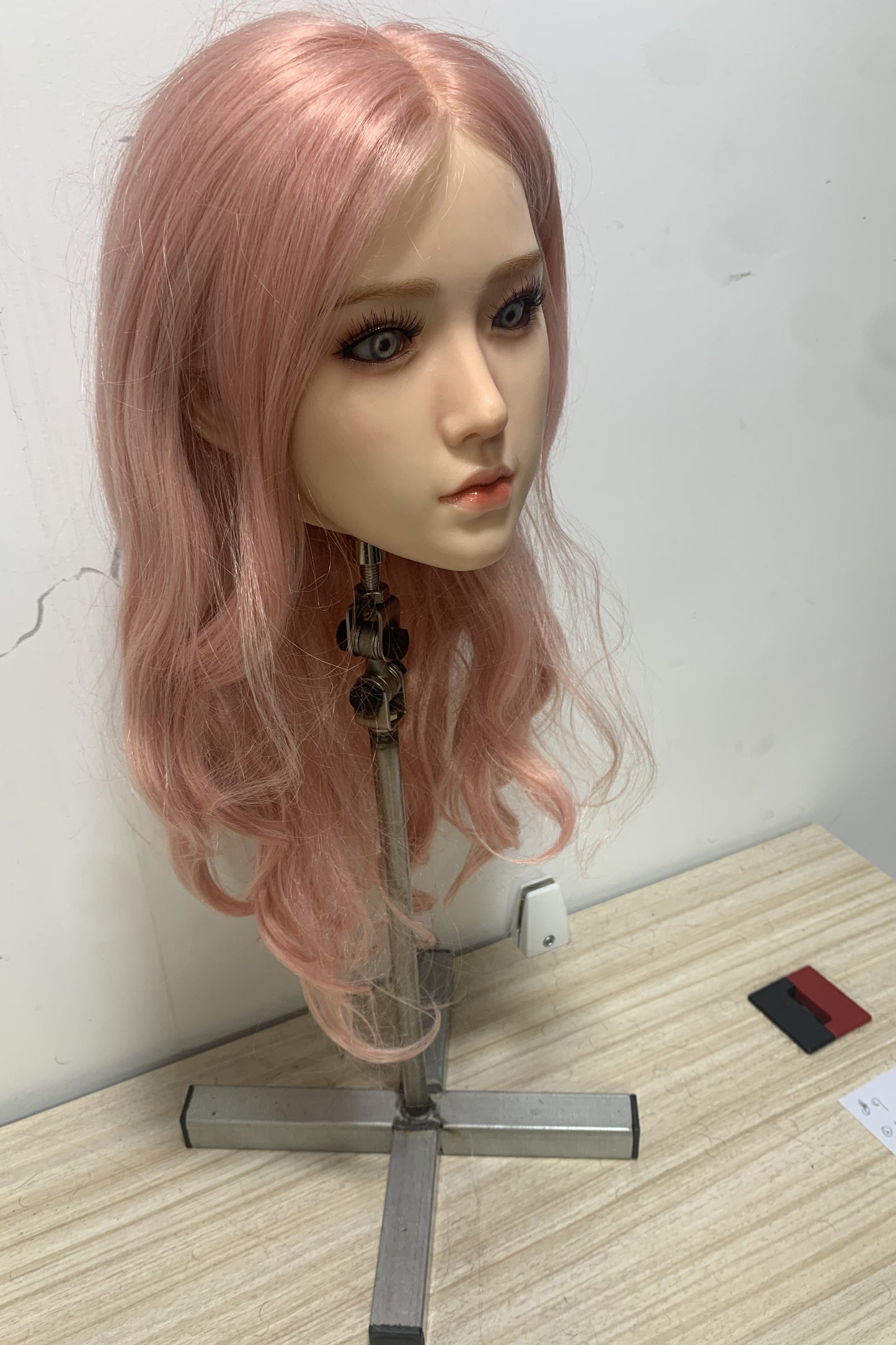 シリコンラブドールヘッド単体 M16ボルト付き 140~170㎝身長のラブドールに適用 15番