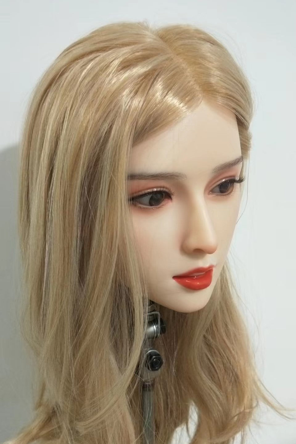 シリコンラブドールヘッド単体 M16ボルト付き 140~170㎝身長のラブドールに適用 16番