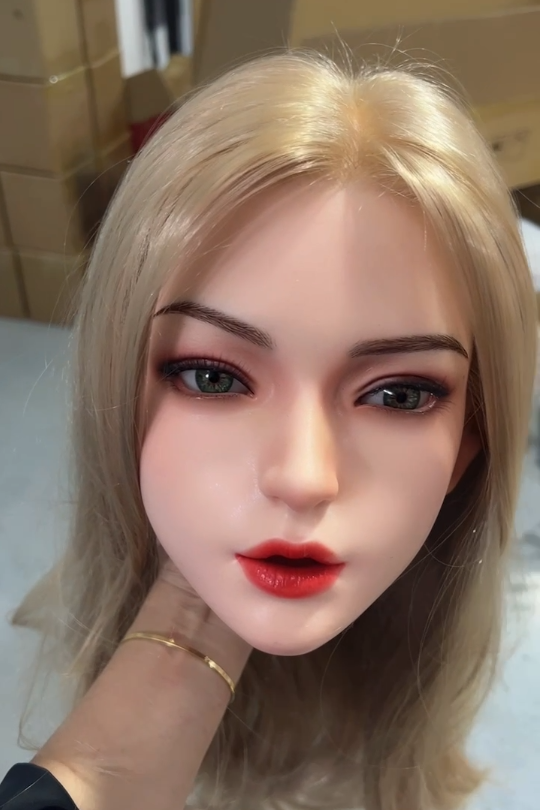 シリコンヘッド単体 M16ボルト付き 140~170㎝身長のラブドールに適用 102番