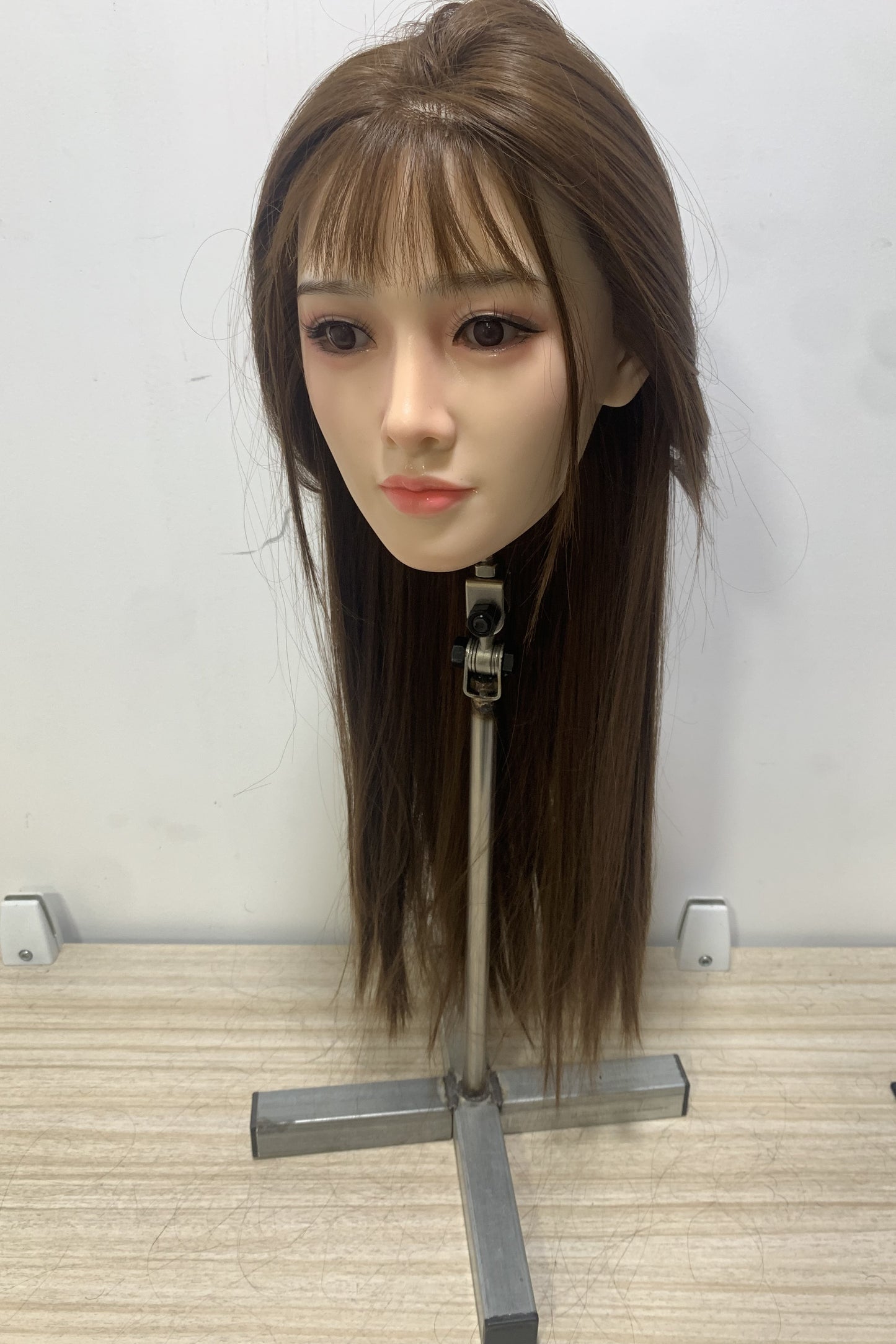 シリコンラブドールヘッド単体 M16ボルト付き 140~170㎝身長のラブドールに適用 24番