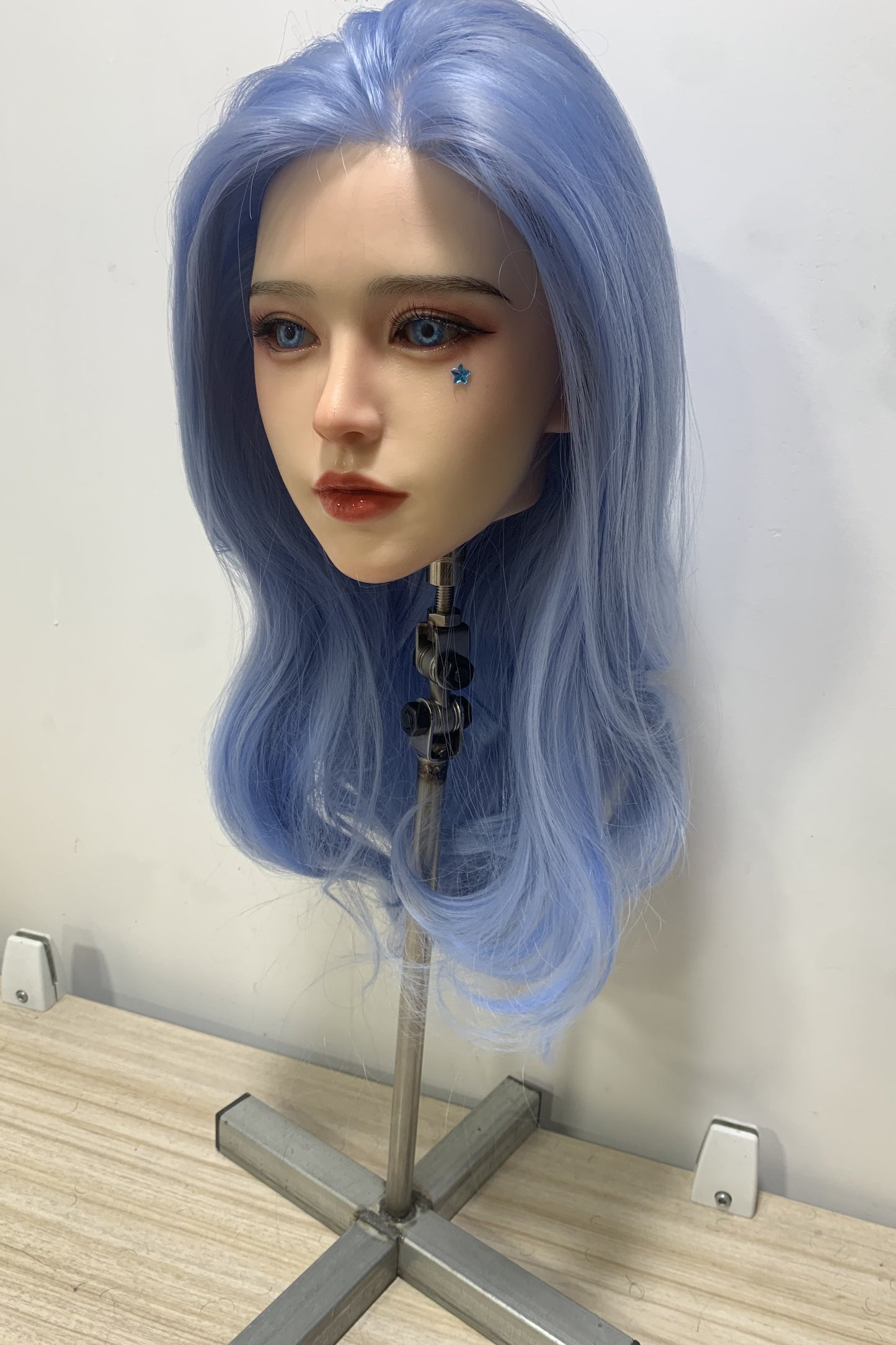 シリコンラブドールヘッド単体 M16ボルト付き 140~170㎝身長のラブドールに適用 53番