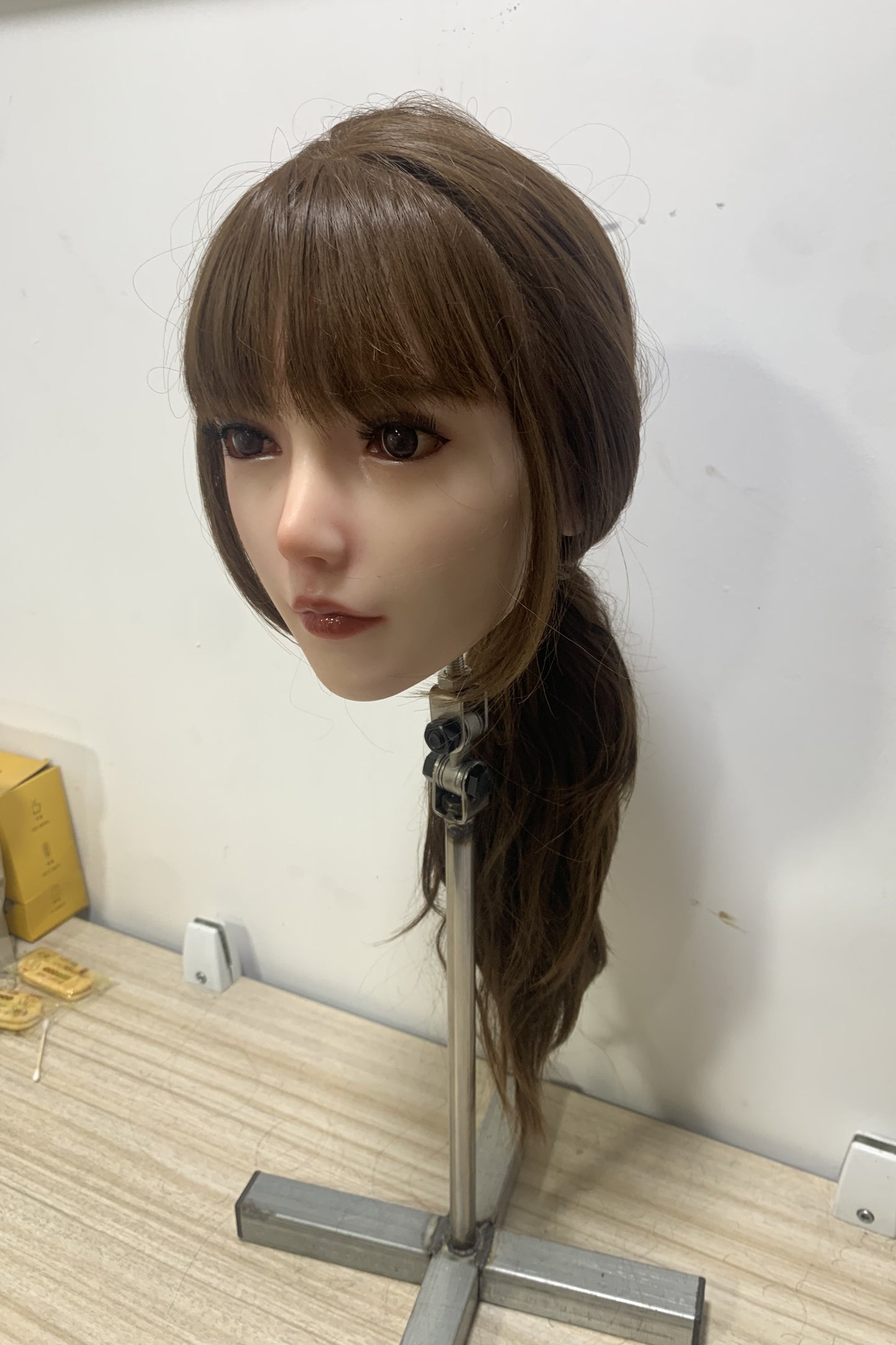 シリコンラブドールヘッド単体 M16ボルト付き 140~170㎝身長のラブドールに適用 56番