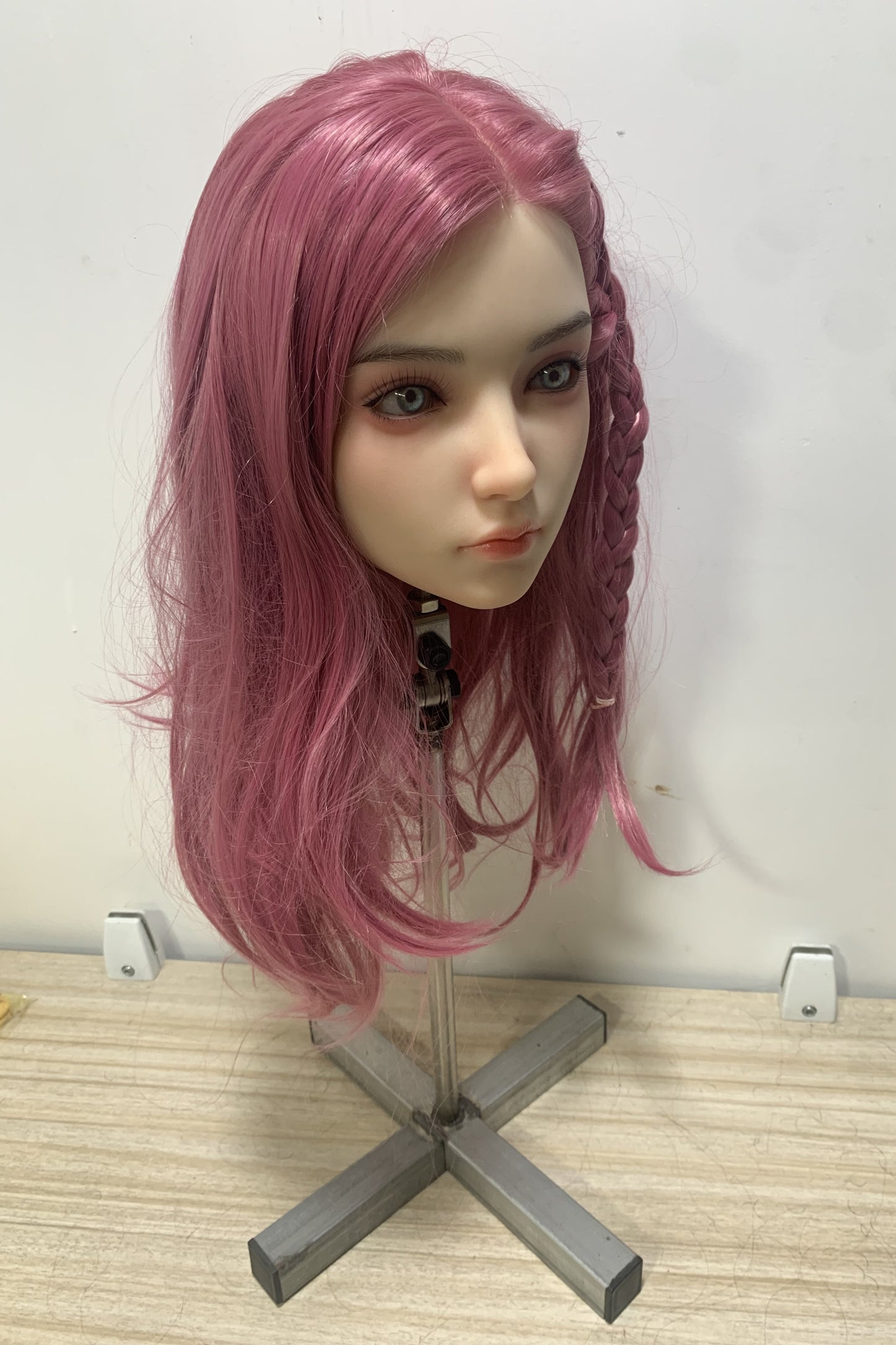 シリコンラブドールヘッド単体 M16ボルト付き 140~170㎝身長のラブドールに適用 58番