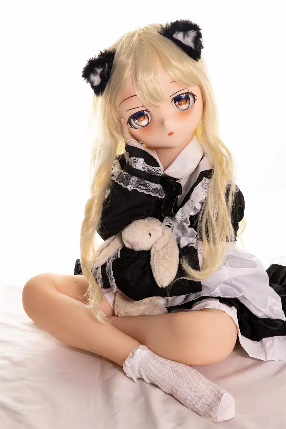 二次元ラブドール 琉愛 癒し系 LoveDoll PVCヘッド+TPE製ボディ ゼリー胸、自立加工無料 150cm