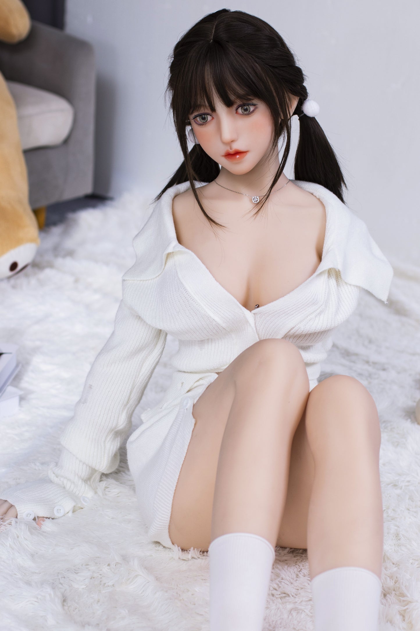 軽量化ラブドール 彩羽 158㎝ 巨乳 TPE製 等身大ダッチワイフ 収納便利 家族にバレないように